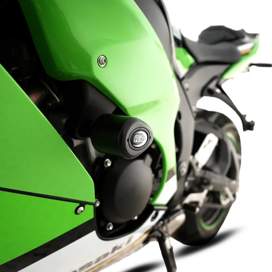 R&G | R&G Aero Style Black Crash Protectors for Kawasaki Ninja ZX-10R (2011-2020)