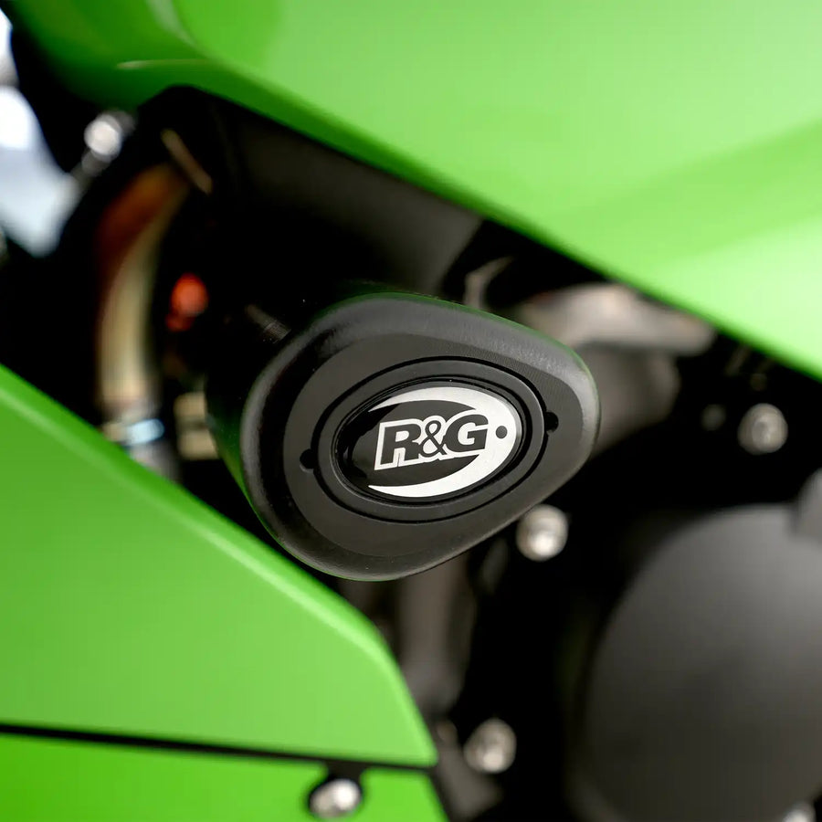 R&G | R&G Aero Style Black Crash Protectors for Kawasaki Ninja ZX-10R (2011-2020)