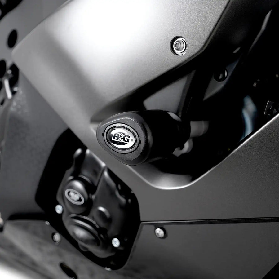 R&G | R&G Aero Style Black Crash Protectors for Kawasaki Ninja ZX-10R (2011-2020)