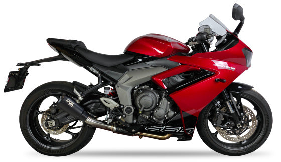 Ixil Exhaust |Triumph Daytona 660 IXIL RC / RB Black Conical Full Exhaust System