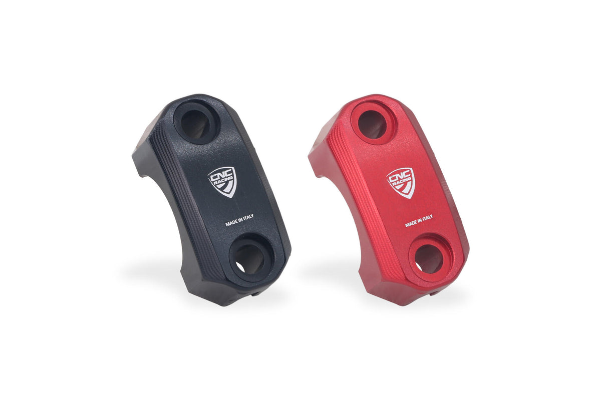 CNC RACING | Brake & Clutch Master Cylinder Bracket – No Mirror Hole, CNC Machined Aluminum, Plug & Play