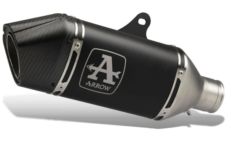 71005VAN | ARROW | TRIUMPH STREET TRIPLE 765 RS 2023-2024 | Full system racing with Veloce aluminium "Dark" silencers