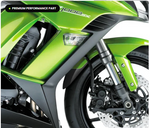 Front Fender Extension for Kawasaki ZX-10R 2011/Z1000 SX - Puig