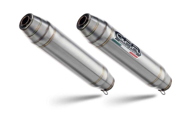 ROY.11.IN.DE | G.P.R EXHAUST | ROYAL ENFIELD INTERCEPTOR 650 2021-2024, DEEPTONE INOX, DUAL HOMOLOGATED LEGAL SLIP-ON EXHAUST INCLUDING REMOVABLE DB KILLERS, LINK PIPES AND CATALYSTS