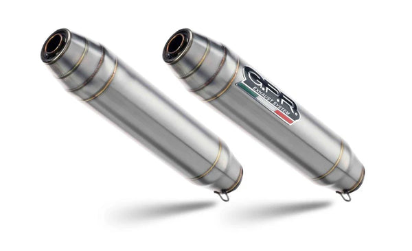 G.P.R EXHAUST | ROYAL ENFIELD INTERCEPTOR 650 2021-2024, DEEPTONE INOX, DUAL HOMOLOGATED LEGAL SLIP-ON EXHAUST