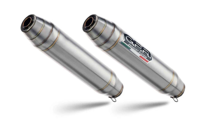 ROY.11.IN.DE | G.P.R EXHAUST | ROYAL ENFIELD INTERCEPTOR 650 2021-2024, DEEPTONE INOX, DUAL HOMOLOGATED LEGAL SLIP-ON EXHAUST INCLUDING REMOVABLE DB KILLERS, LINK PIPES AND CATALYSTS