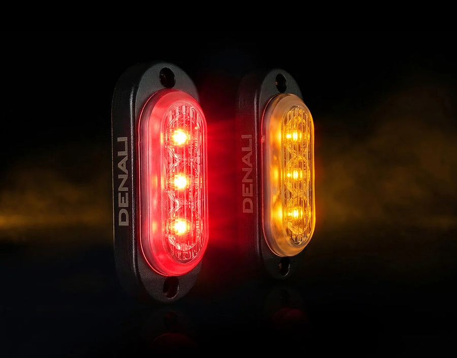 DENALI | DENALI TST T3-S Smart LED Brake Lights & Switchback Turn Signals for Motorcycles – Rear