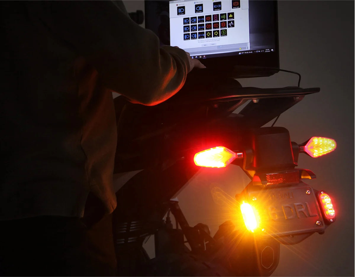 DENALI | DENALI TST T3-S Smart LED Brake Lights & Switchback Turn Signals for Motorcycles – Rear