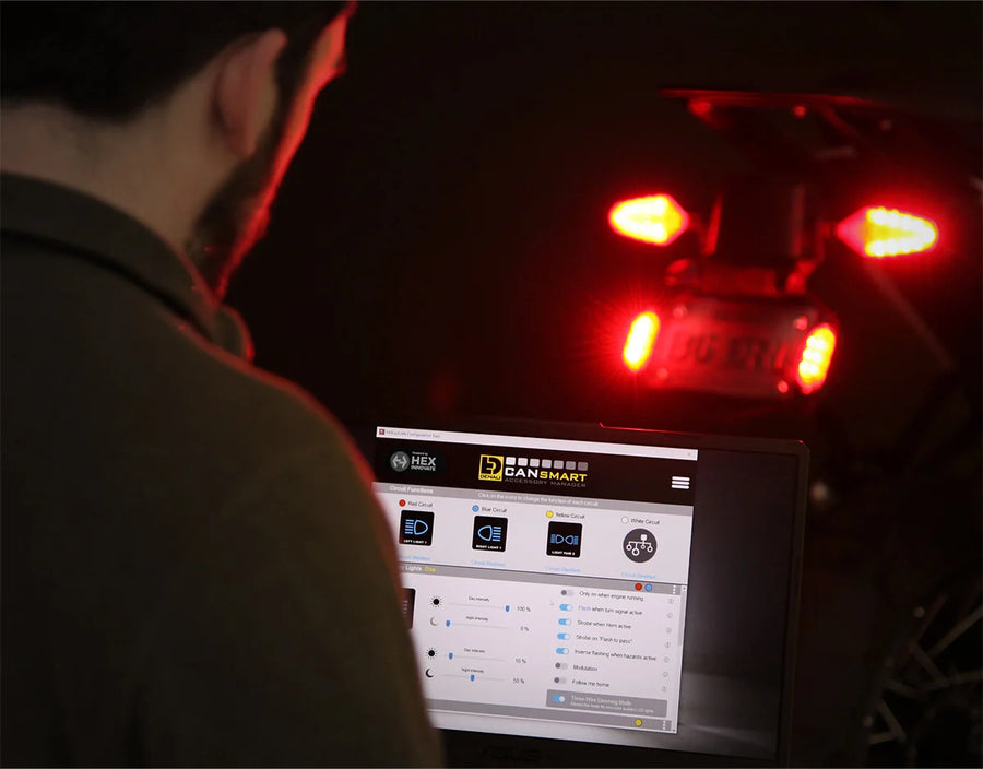 DENALI | DENALI TST T3-S Smart LED Brake Lights & Switchback Turn Signals for Motorcycles – Rear