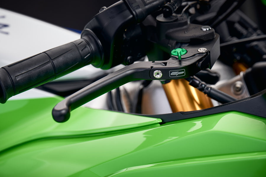 Evotech Evo Folding Clutch and Brake Lever Set - Kawasaki Ninja ZX-6R  (2024+)