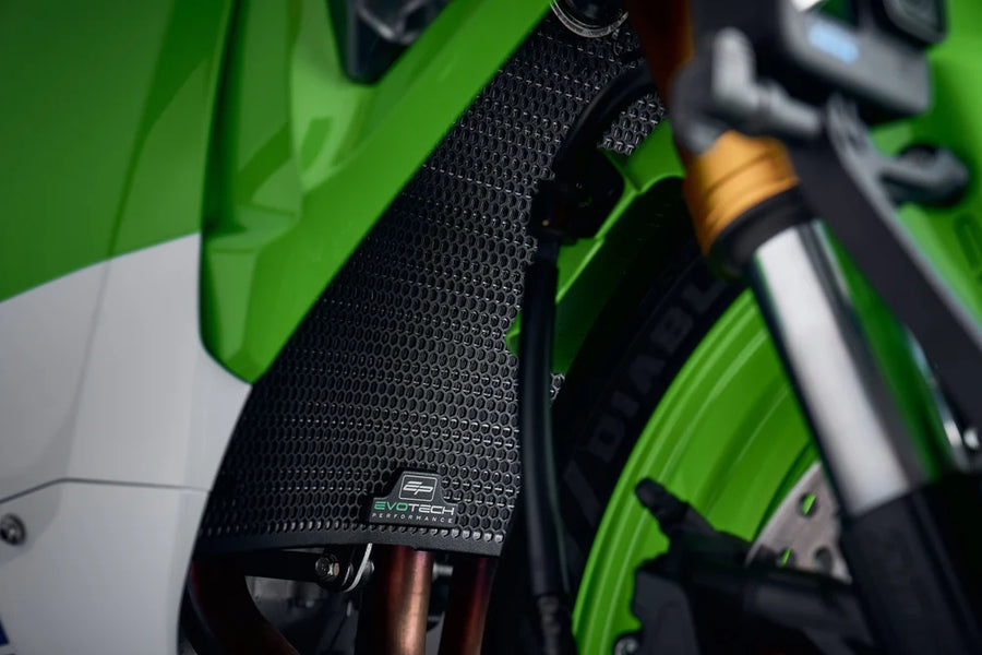 EVOTECH | EVOTECH Kawasaki Ninja ZX-6R 40th Anniversary 2024+ Radiator Guard