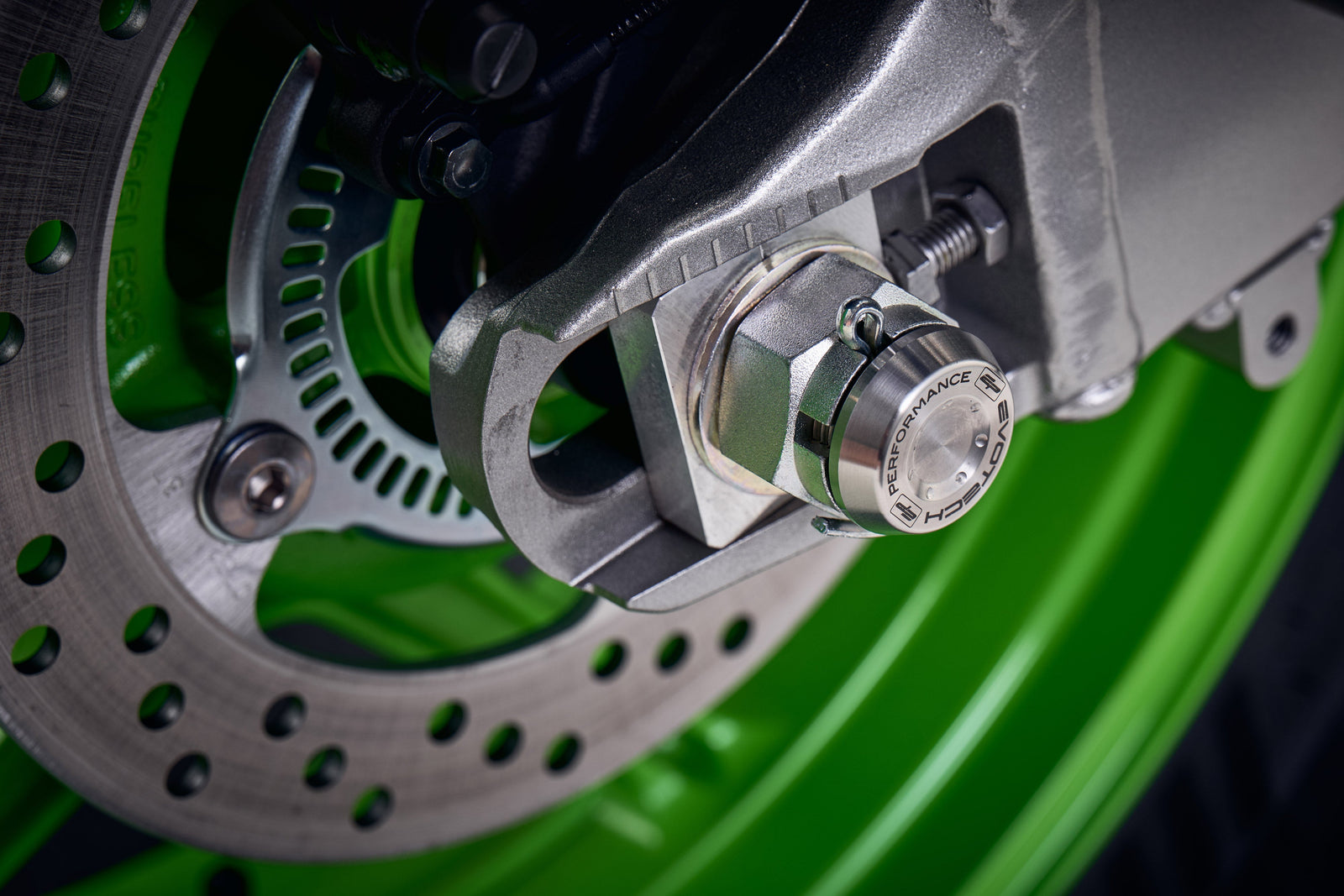 Evotech Rear Spindle Bobbins - Kawasaki Ninja ZX-10R (2026+)