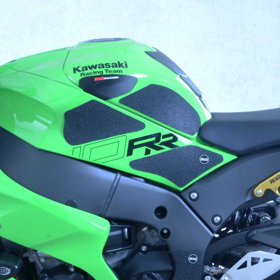 R&G Tank Traction Grip for Kawasaki ZX 10R, ZX 10RR '21 EZRG440BL