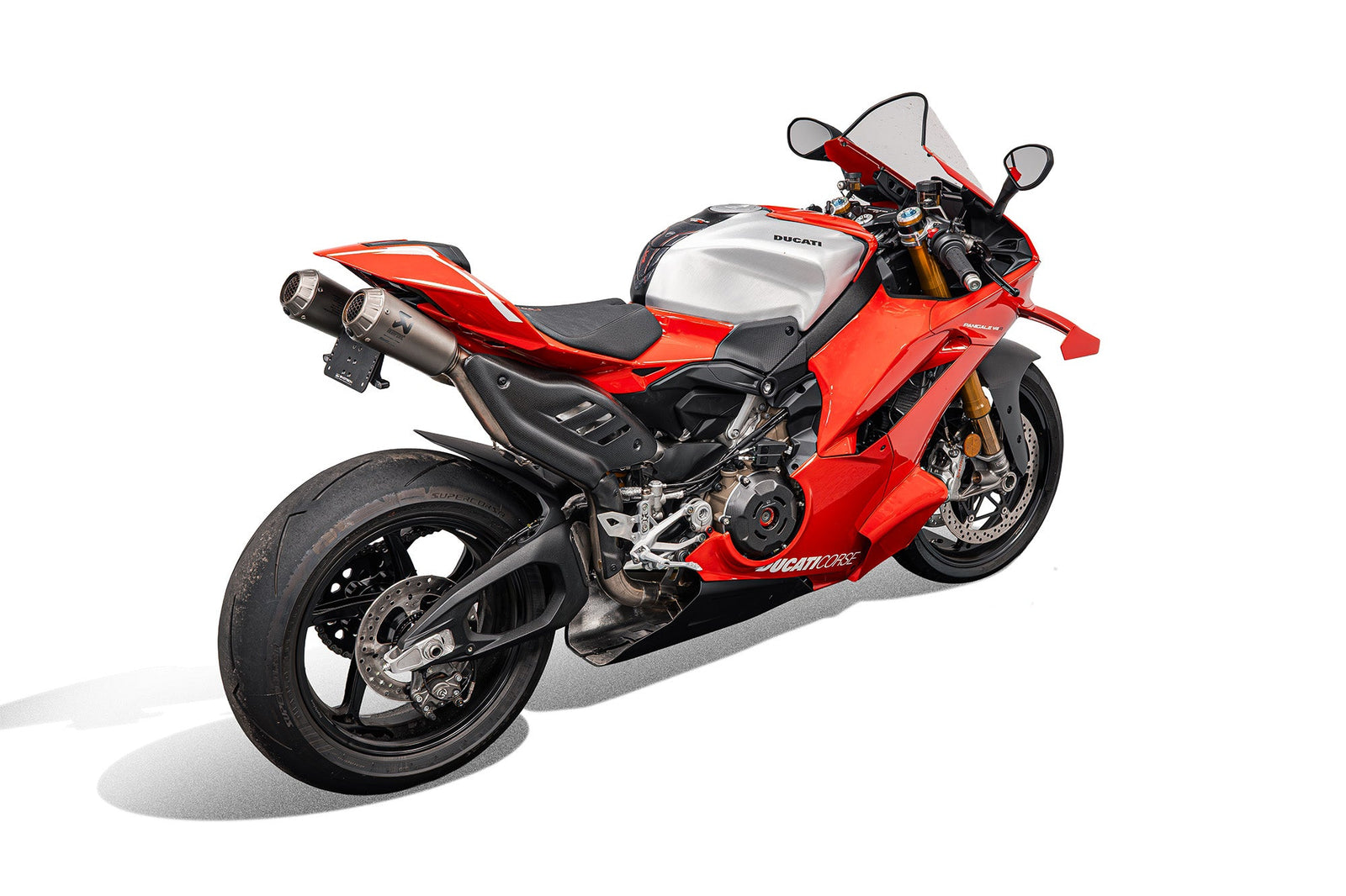 Ducati Panigale V4  Dynamic Tail Tidy (2025+) For Akrapovic Titanium Full Race Exhaust System