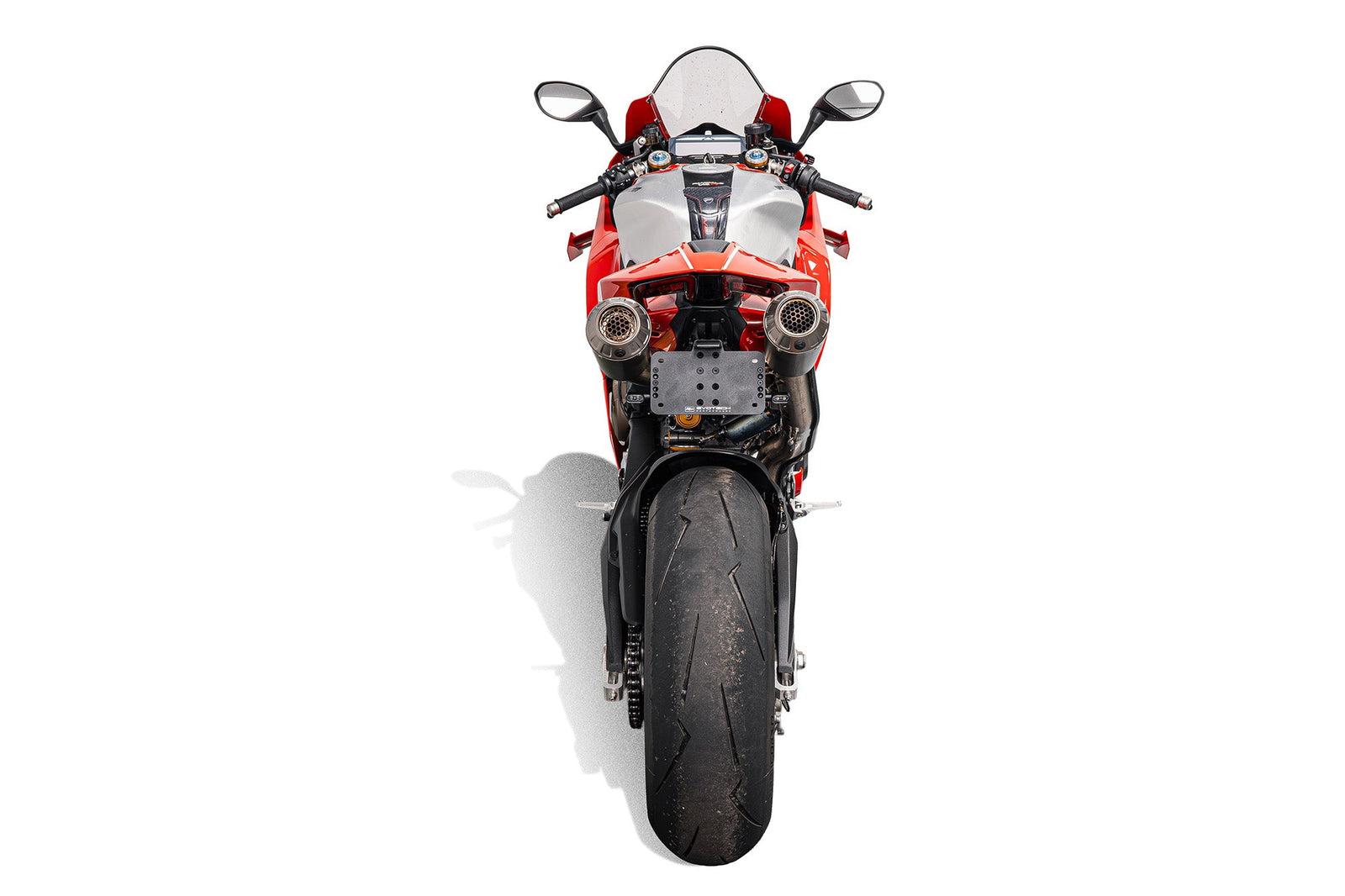 Ducati Panigale V4  Dynamic Tail Tidy (2025+) For Akrapovic Titanium Full Race Exhaust System