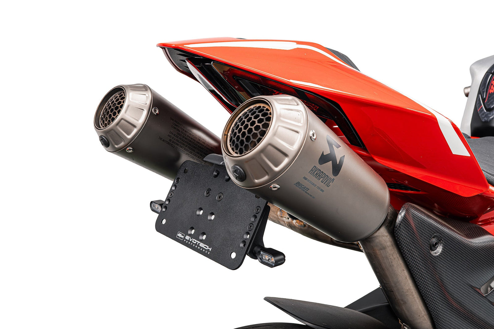Ducati Panigale V4  Dynamic Tail Tidy (2025+) For Akrapovic Titanium Full Race Exhaust System