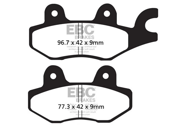 Brakes - FA197HH Fully Sintered - EBC (Rear)