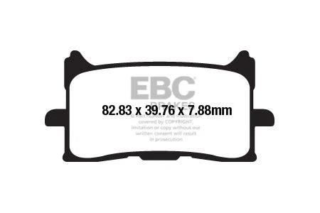 Brakes - FA679HH Fully Sintered - EBC ( 2 Pairs)