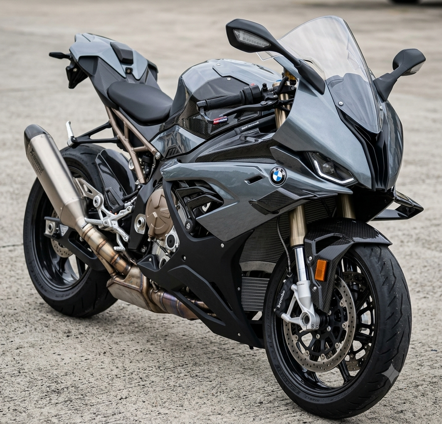 AXXON | BMW S1000RR Mineral Grey Metallic Body Kit (2023–2026 Fitment)