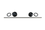 SAVAGE | SAVAGE Frame Covers Kit Black – Suzuki Hayabusa CNC Frame Hole Caps