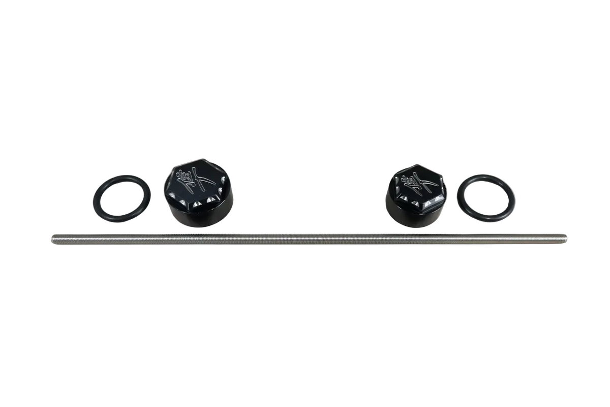 SAVAGE | SAVAGE Frame Covers Kit Black – Suzuki Hayabusa CNC Frame Hole Caps