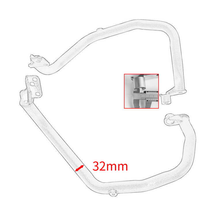 XXUN  | Crash Guard for Triumph Rocket 3 GT Rocket3 GT 2020-23