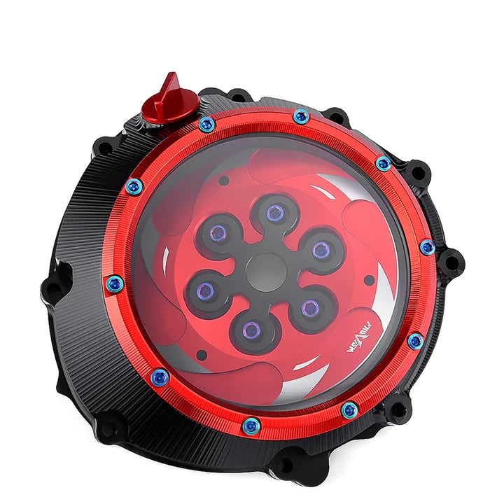 FAUVISM | BMW S1000RR 2019+ Fauvism CNC Clear Clutch Cover & Spring Retainer Waterproof Solid Billet