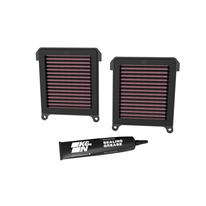 K&N | K&N High-Flow Powersports Lifetime Engine Air Filter for Honda Motorcycles