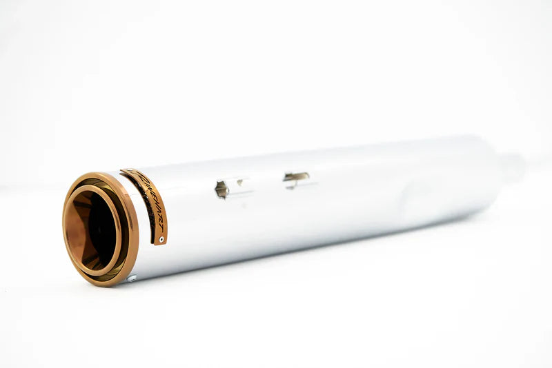 500-1110 | Rinehart Racing | 4.5" HP45XL Slip-On Muffler For Harley Touring