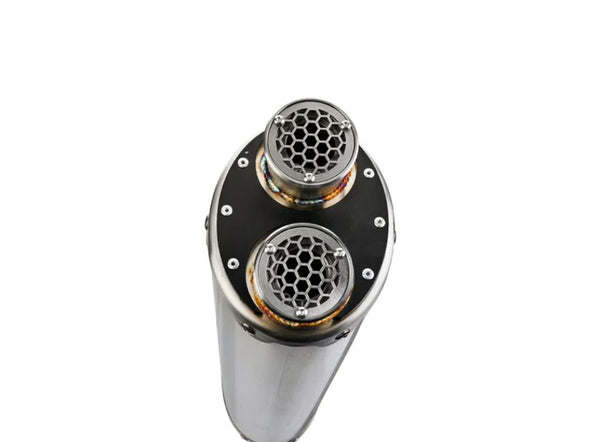 G.P.R EXHAUST | Honda TRANSALP 750 2023-2025, Dual Inox, Slip-on exhaust
