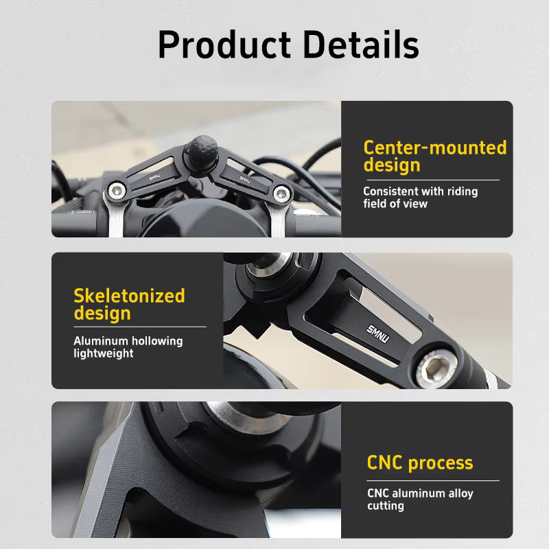 SMNU | SMNU Custom High Quality Faucet Press Code Base Motorcycle Cell Phone Holder Base Motorcycle Phone Holder Accessories