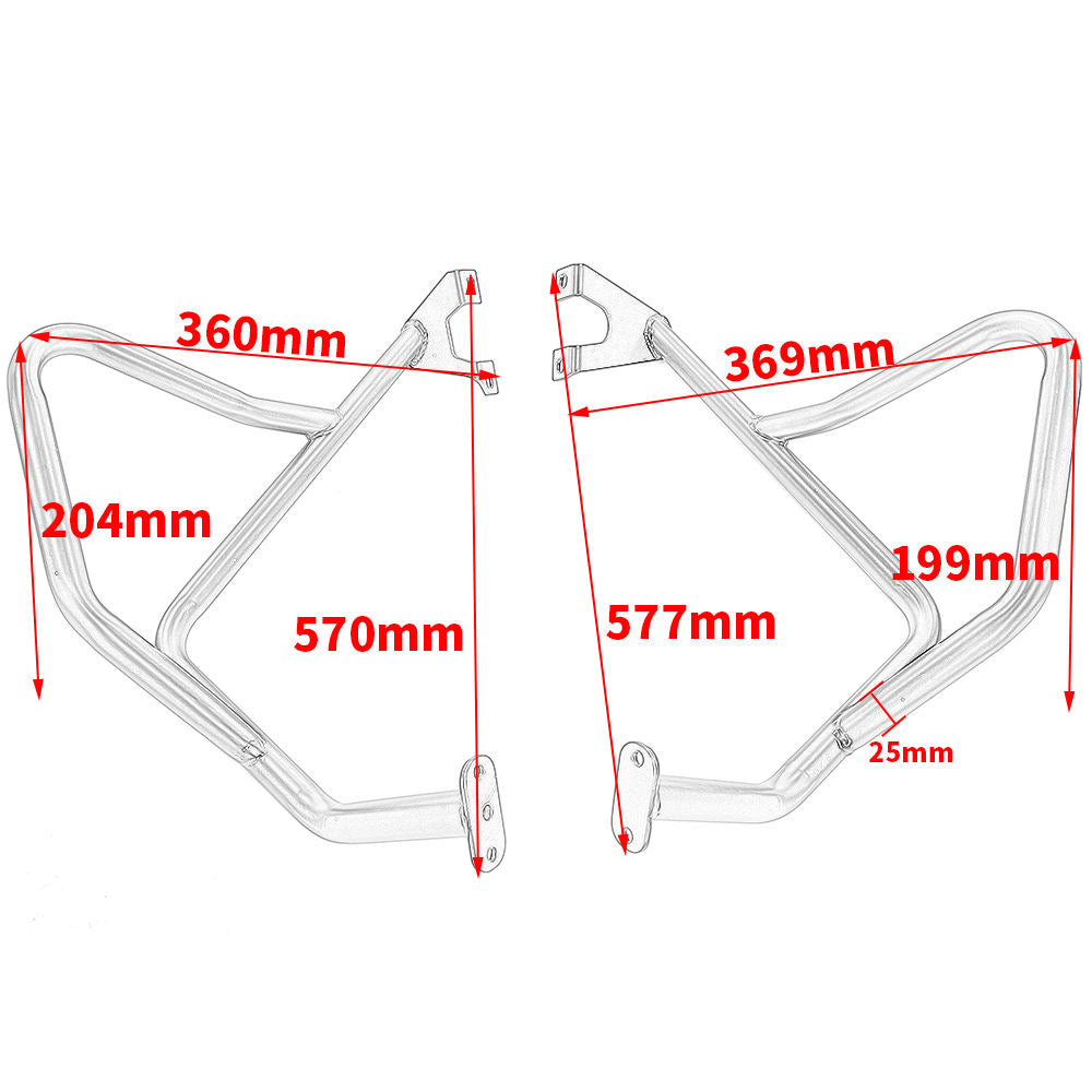 XXUN  | Upper Crash Guard for  Kawasaki Versys 650 KLE650 2015-21