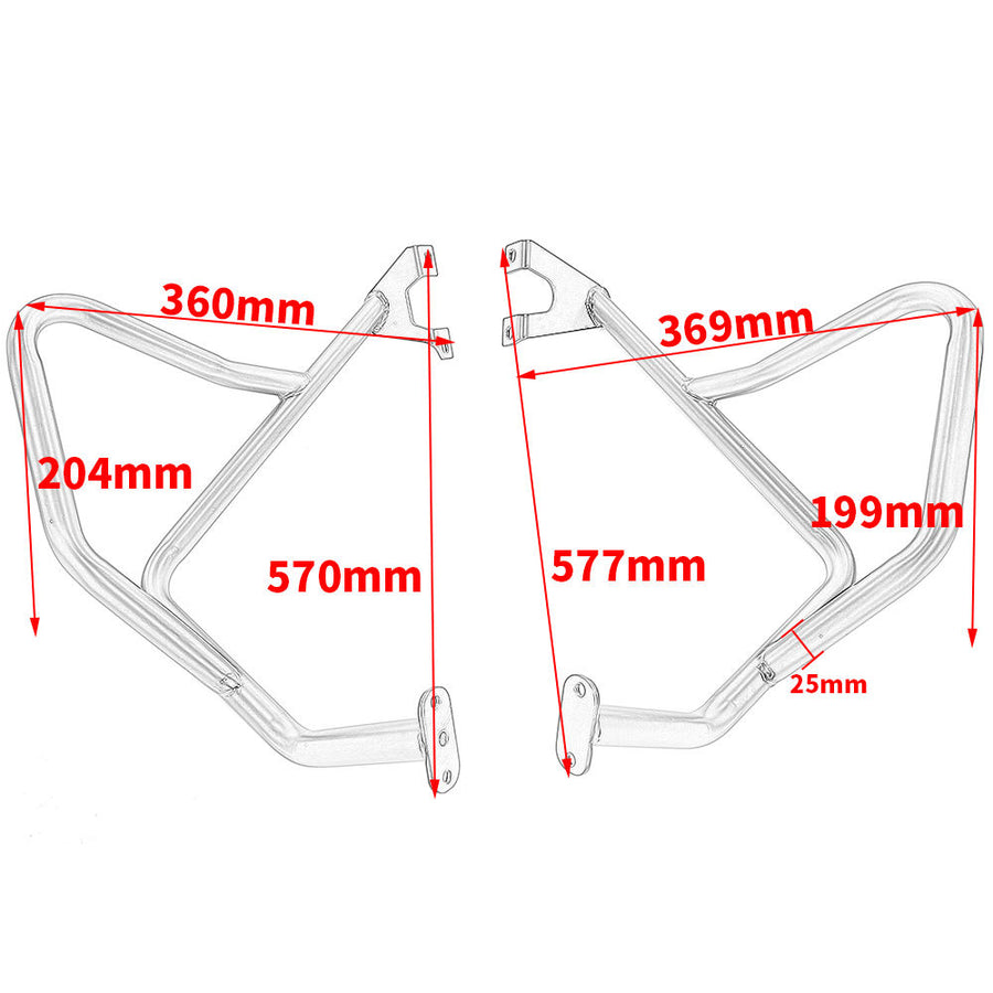 XXUN  | Upper Crash Guard for  Kawasaki Versys 650 KLE650 2015-21