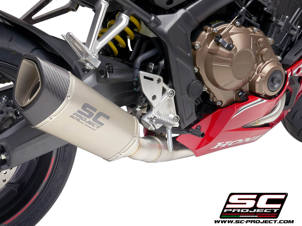 SC PROJECT SC1-M EXHAUST FULL SYSTEM 4-1 FOR HONDA CBR650R (2019-2020)