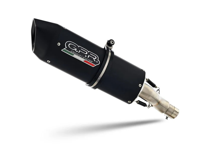 MO.7.CAT.FNE5 | G.P.R EXHAUST | GPR exhaust compatible with Moto Morini Seiemmezzo Str 2022-2024, Furore Evo4 Nero, Homologated legal Mid-full system exhaust, including removable db killer and catalyst