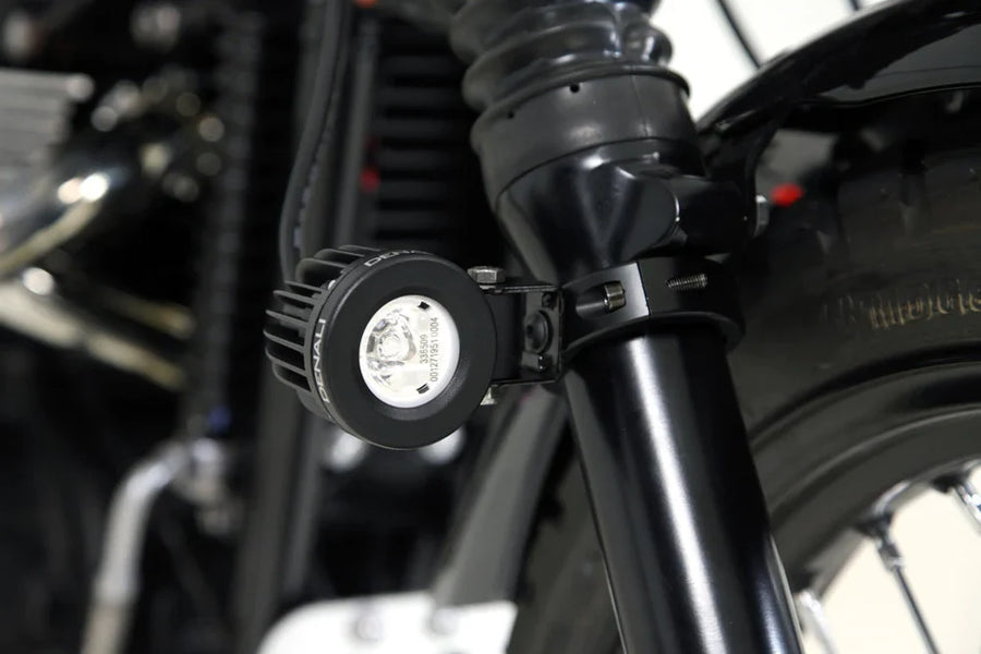 DENALI | Denali Inverted Fork Tube Driving Light Mount - 50-60mm Bar Clamp-Black