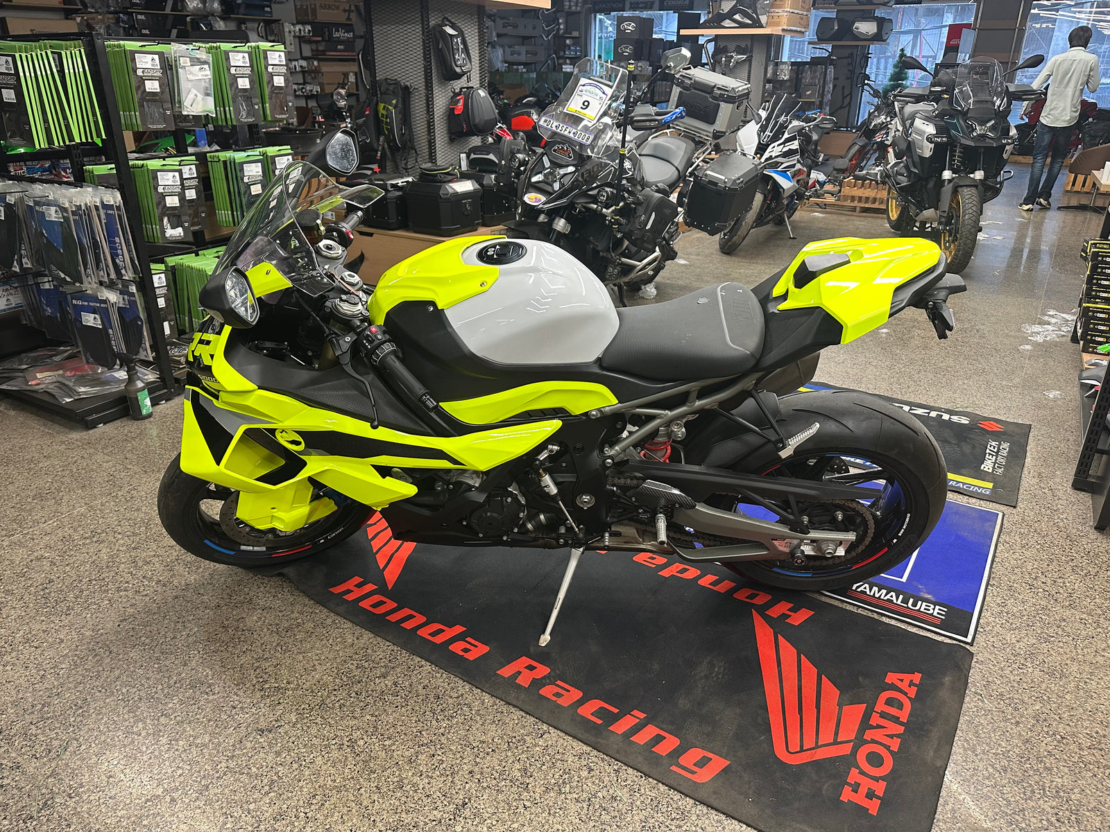 AXXON | BMW S1000RR High-Visibility Acid Yellow Complete Body Kit (2023–2026 Fitment)