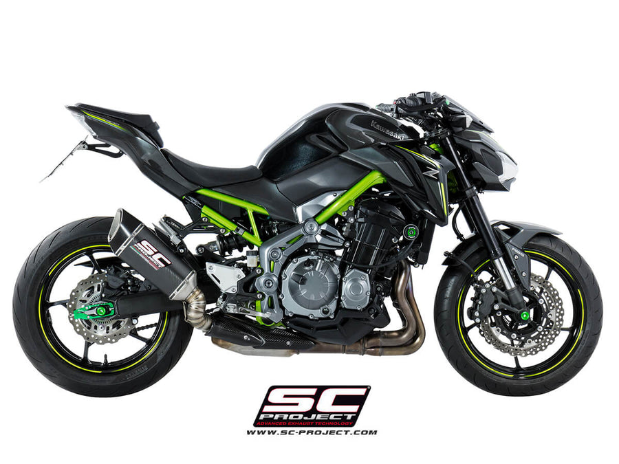 SC PROJECT Exhaust SC1-R Carbon Fibre (2017-2019) for Kawasaki Z900
