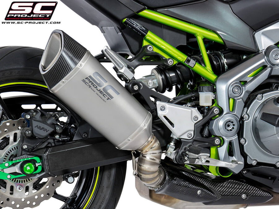 SC PROJECT Exhaust SC1-R Carbon Fibre (2017-2019) for Kawasaki Z900