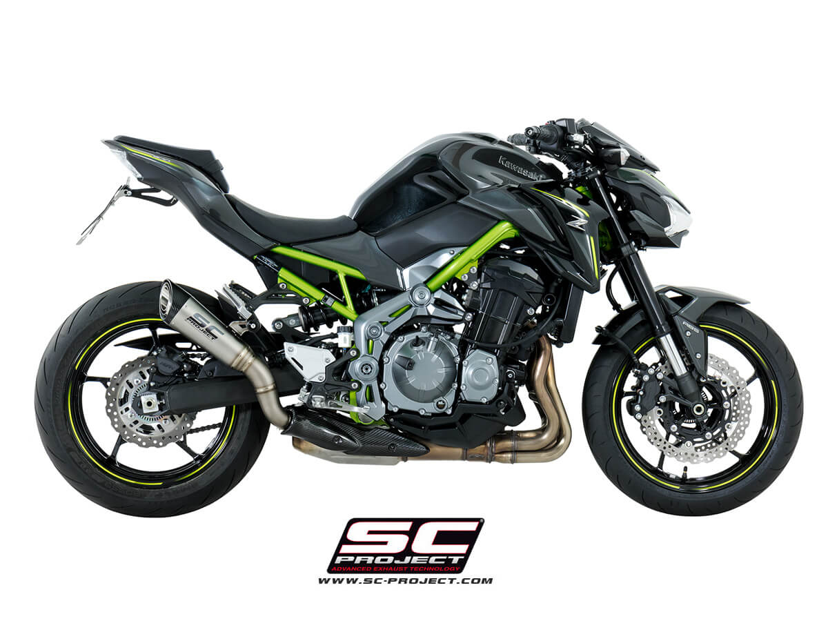 SC Project Exhaust S1 Titanium (2017-2019) for Kawasaki Z900