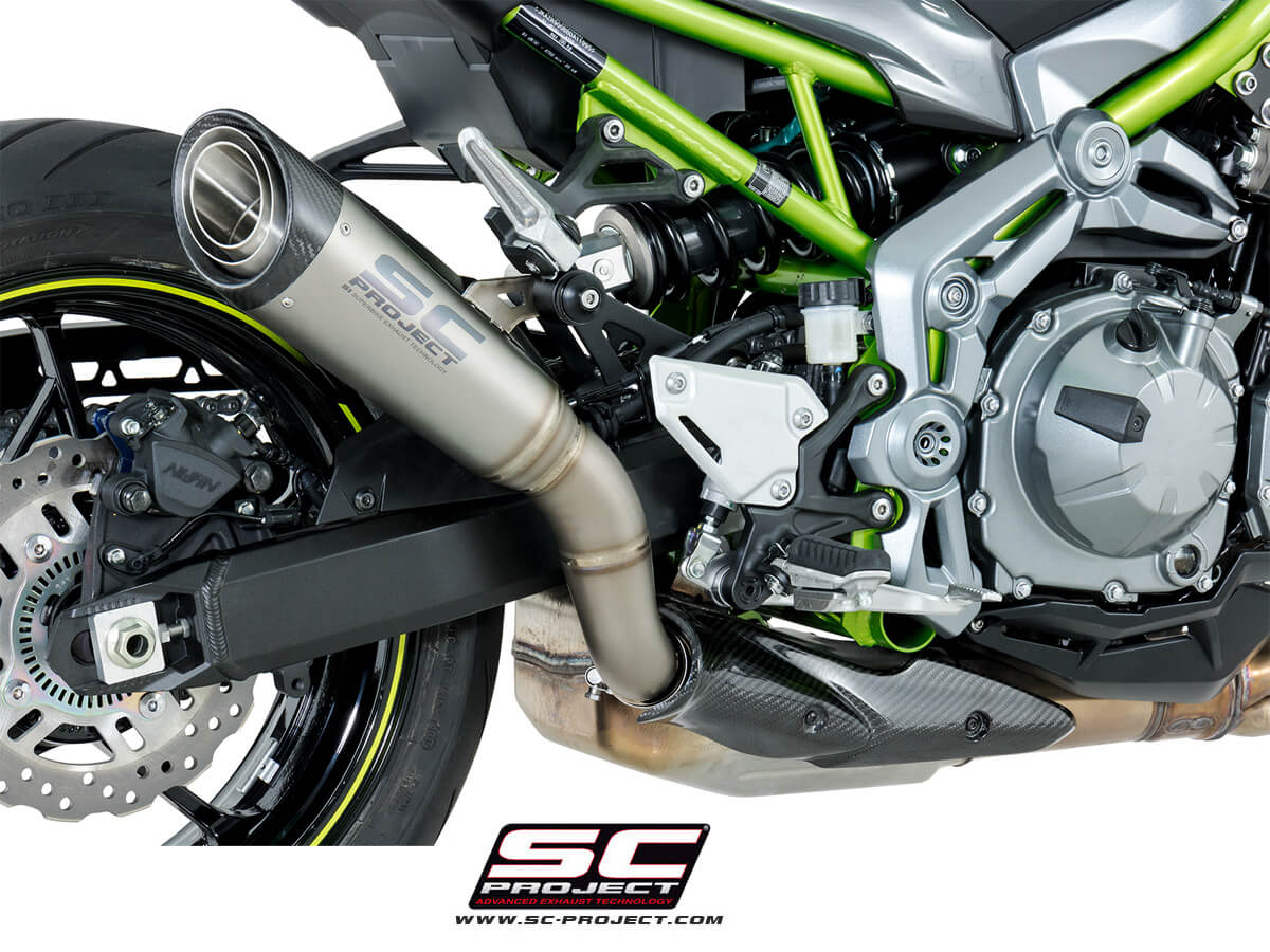 SC Project Exhaust S1 Titanium (2017-2019) for Kawasaki Z900