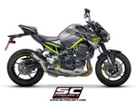 SC Project CR-T Carbon With Stoneguard Grid Exhaust for Kawasaki Z900 (2020-22)