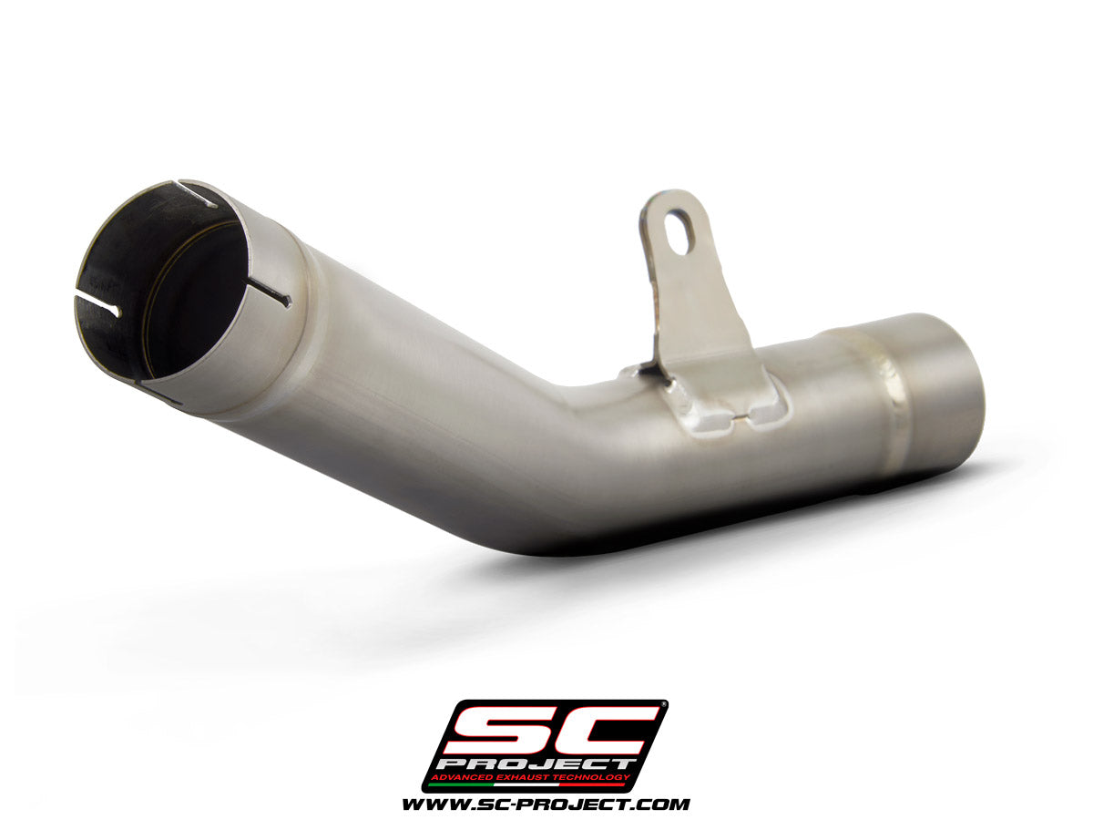 SC Project Titanium Center Link Pipe Compatible With Specific Exhaust for Kawasaki Ninja ZX-6R (19-21)