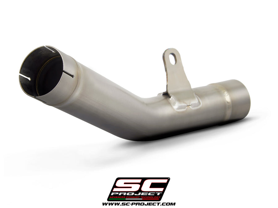 SC Project Titanium Center Link Pipe Compatible With Specific Exhaust for Kawasaki Ninja ZX-6R (19-21)