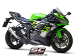 SC Project S1 Titanium (2019-21) Slip-On Exhaust for Kawasaki ZX-6R