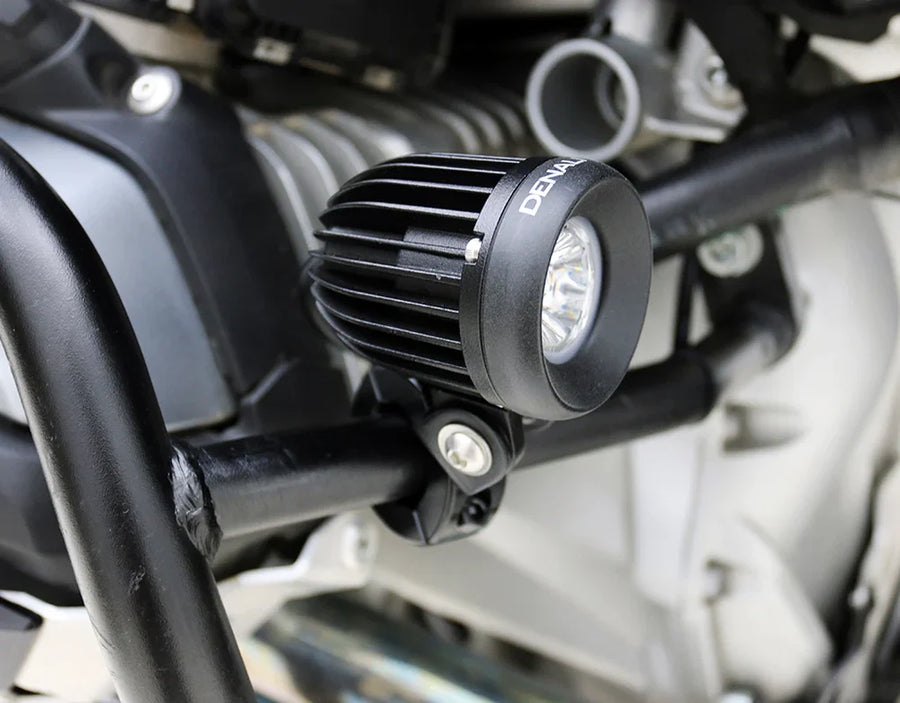 DENALI | Denali Engine Guard Driving Light Mount - 21-29mm Bar Clamp-Black