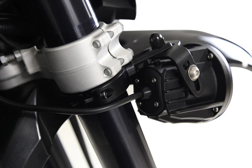 DENALI | Denali Inverted Fork Tube Driving Light Mount - 50-60mm Bar Clamp-Black