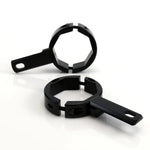 DENALI | Denali Inverted Fork Tube Driving Light Mount - 50-60mm Bar Clamp-Black