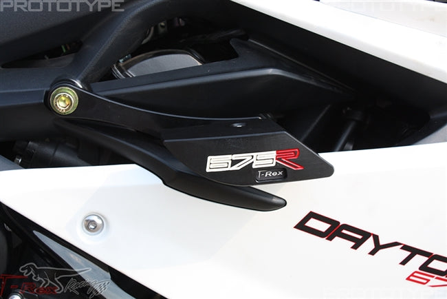 2013 - 2017 Triumph Daytona 675R/MOTO 2 No Cut Frame Sliders (R)