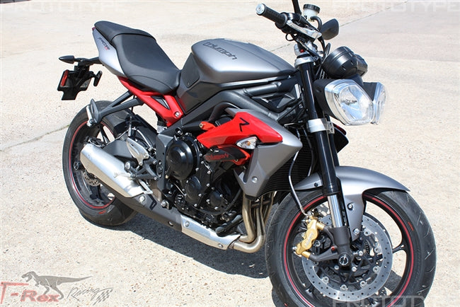 2013 - 2016 Triumph Street Triple / R No Cut Frame Sliders